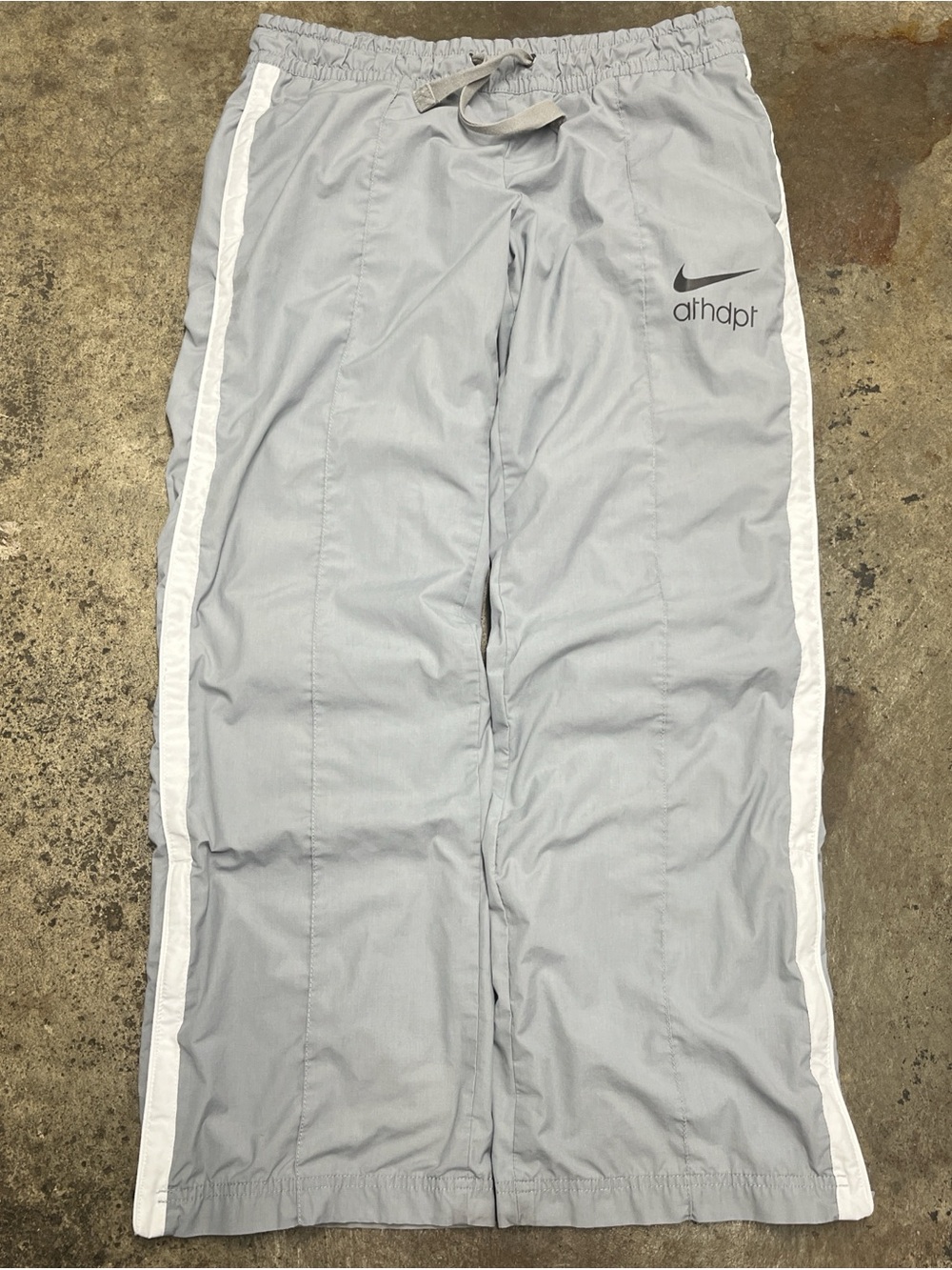 Nike Track Pants Men’s Large Gray Loose Lightweight Streetwear Sportswear 00s